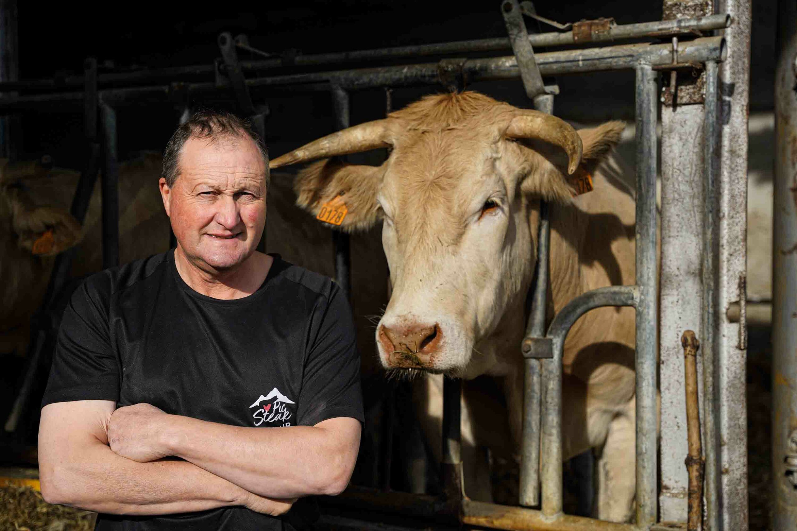 Photographe de portrait d'entreprise et métier agriculteur à Tarbes 65