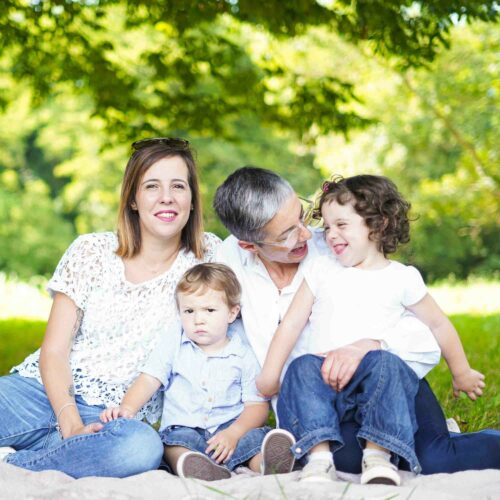 Séance photo en famille