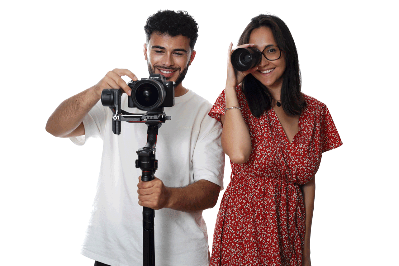 Jean Dasque, réalisateur et monteur video, et Coralie Claverie, photographe